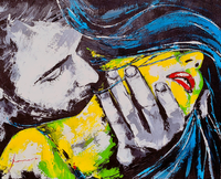 Passionate Dreamer - Acryl 40x50 cm.